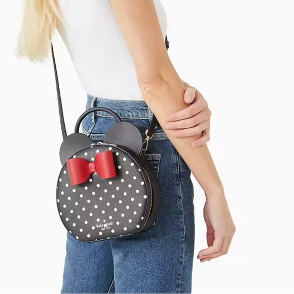 Kate Spade Disney Minnie Mouse Crossbody and matching Card Holder - Picture 12 of 12